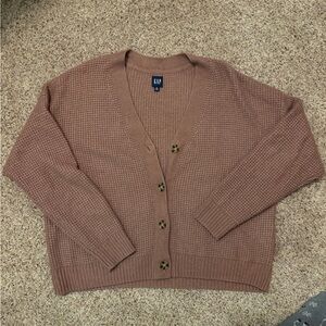 GAP Muave Cardigan Sweater